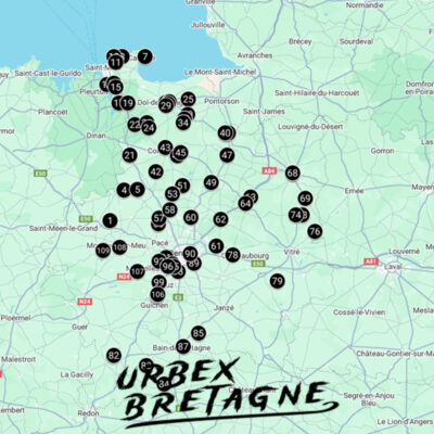 Carte des urbex dans l'ille-et-Vilaine