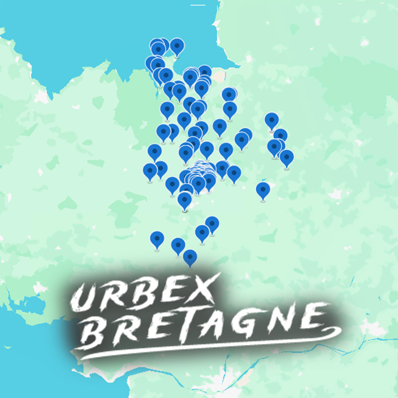 Carte urbex Ille-et-Vilaine