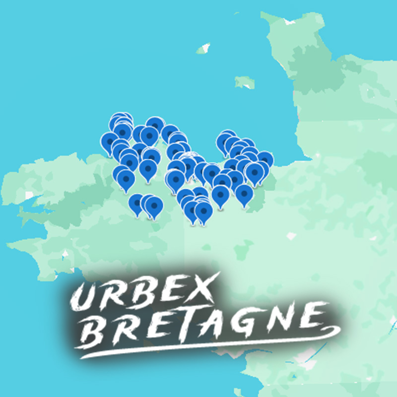 Carte urbex Côtes-d'Armor