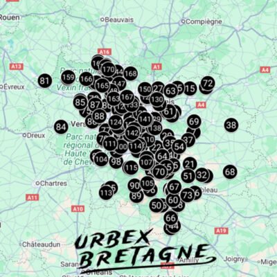 Carte urbex ile-de-france