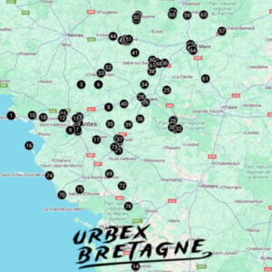 Carte des urbex dans le Pays-de-la-Loire